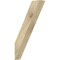 Ekena Millwork 4"W x 16"D x 28"H Traditional Rough Sawn Knee Brace, Douglas Fir BRC04X16X28TRA00RDF - alternate 1